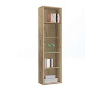 Librería alta color roble gold 167x52x33 cm estantería estrecha 33 cm