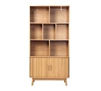 Librería con 2 puertas correderas h157,5 cm - ernest