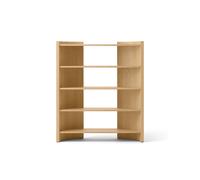 Audo Copenhagen Estantería Crescent Roble sin tratar. 150x173 cm