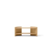 Audo Copenhagen Estantería Crescent Roble sin tratar. 150x60 cm
