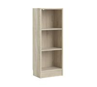Librería Estantería para Libros Turia 2 estantes Color Roble patinado 41 x 27 x 108 cm