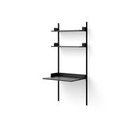 Librería de Estudio 1900 Madera de Fresno/ Negro
