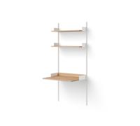 Librería de Estudio 1900 Roble/ Blanco