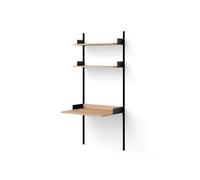Librería de Estudio 1900 Roble/ Negro