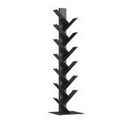 Librería eksjö forma de árbol 12 niveles 150x39x39 cm - negro [en.casa]