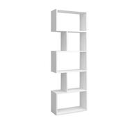 Librería estantería neón blanco mate 5 estantes 181x60x25 cm 60 cm