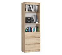 Librería estanterías de oficina r60 akord color roble sonoma