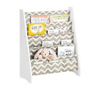 Librería infantil para niños con 4 estanterías y 3 bolsillos estantería estándar infantil 63 x 28 x 76 cm kmb50-hg sobuy 63 cm
