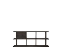 Librería Kona de en roble teñido oscuro