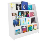 CLP Librería Escalonada Melfa De Madera I Estantería Expositora con Estantes I Mueble Infantil para Libros con 4 Niveles, Tamaño:80 cm