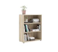 Librería ter roble patinado 90x41x114 cm / librería con 2 estantes abiertos para salón, despacho o estudio
