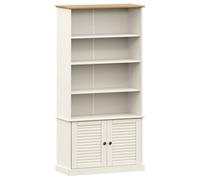 Librería VIGO madera maciza de pino blanco 85x35x170 cm
