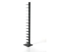 Librería ZStyle Sapiens-Autoportante Con Estantes-Columna Vertical-Metal-Estantes-Moderno-Diseño-Bruno Rainaldi-Original BBB Italy Anthracite gray Medium