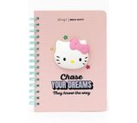 libreta a5 con squishy hello kitty - chase your dreams they know the w