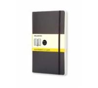 Libreta Clasica Tapa Blanda Negra P Cuadriculada