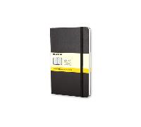LIBRETA CLASICA TAPA DURA NEGRA L (13X21CM) CUADRICULADA MOLESKINE QP061