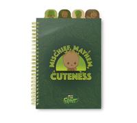 Libreta con separadores Marvel Groot - Cuaderno A5 punteado | Cuaderno apuntes : Libreta a5 anillas : Tapa blanda 160 págs