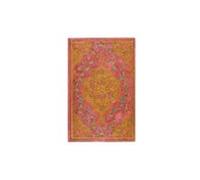 Libreta flexi Crónicas rosadas midi (175x120x12) rayada de 176 páginas y cierre con banda elástica Paperblanks rosa