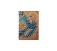 Libreta Pájaro De Cielo Midi (180x120x18) Rayada De 144 Páginas Y Cier