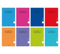 Libreta Papyrus A5+ 48H 90G Pp Liso Col.Sur. (Set de 10)