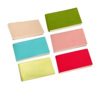 Libreta Pequeña Diseño de Sonrisa, Notas Adhesivas para Estudiantes | Estilo Creativo y Delicado, para Listas y Recordatorios, Papel Imitación Cuero en Oficina y Escritorio