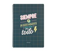 Libreta - Siempre es buen momento para darlo todo
