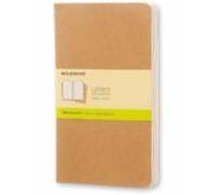 Libretas Cahier marrón kraft L lisas (set de 3)