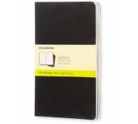Libretas Cahier negras L lisas (set de 3)