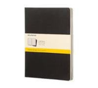 Libretas cahier negras XL cuadriculadas (set de 3)