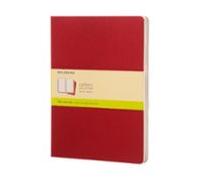 Libretas Cahier Rojo Arandano Xl Lisas (set De 3)