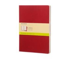 Libretas Cahier Rojo Arandano Xl Lisas (set De 3)