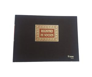 Libro Contable DOHE Registros Folio Apaisado, Registro Socios