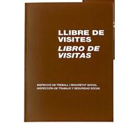 Libro miquelrius n. 98 folio 100 hojas -registro de visitasde la inspe