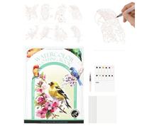 Libro para acuarelas - Bloc de bocetos portátil de 3 pliegues,cuaderno de bocetos para acuarelas para adultos - Para niños artistas, casa, escuela, viaje, oficina, meditación, Navidad, cumpleaños