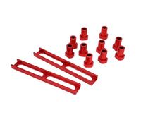 LICAEVEY Bench Dog 19 Mm, Banco de Trabajo Antideslizante de Aleación de Aluminio de 3/4 Pulgadas S con 2 Bases, Bloque de Posicionamiento de Carpintería para Mesa MFT, Anodizado para Enrutamiento,