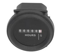 LICAEVEY Contador de Horas Redondo, Cuarzo Mecánico 6 80VAC/DC para Generador de Motor, Alta Precisión 0 99999,99 Horas, Diseño Sellado Resistente a Vibraciones
