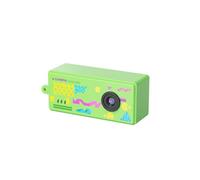 LICAEVEY Llavero Pequeño para Cámara Digital, Vídeo 1080P, Foto de 12 MP, Pantalla de 0,96 Pulgadas, Gran Angular de 130°, Mini Cámara Portátil para Pulgar para Viajes, Fiestas, Vlog Diario (Green)