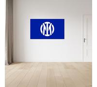 Licensed Décor FC Internazionale Milano - Pegatinas de vinilo para pared, tamaño pequeño, 65 cm de ancho x 40 cm de alto, escudo sobre azul