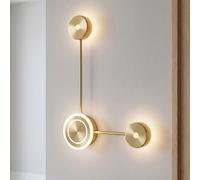 Licht-Erlebnisse LED Wandleuchte Indirecta Regulable Dorado 44 cm 560 lm 3000 K