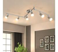 Lichtmaler LED Lámpara Techo 6 Focos - Lámpara Salon 330° Orientable Moderna Foco Techo GU10 Industrial Dormitorio Salón, Bombilla NO Incluida