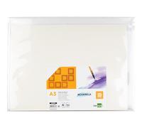 Papel dibujo liderpapel 297x420mm 300g/m2 acuarela pack de 6 hojas - AC02