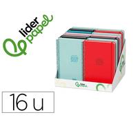 Liderpapel Agenda escolar 26-27 espiral basic diseños surtidos bilingüe