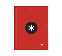 Liderpapel AW16 - Carpeta, A4, color rojo