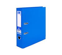 Archivador de palanca liderpapel a4 documenta forrado pvc con rado lomo 75mm azul compresor metalico - AZ24