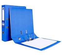 Archivador de palanca liderpapel folio documenta forrado pvc con rado lomo 75mm azul compresor metalico - AZ30