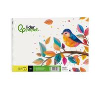 Liderpapel Bloc Dibujo Espiral 155x215mm 20h sin Recuadro