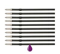 Liderpapel BO21 - Pack de 10 recambios para bolígrafo retráctil