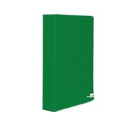 Carpeta de 4 anillas 25mm mixtas liderpapel folio cartonforrado paper coat verde - CA22
