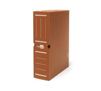 Liderpapel Caja Archivador Definitivo Folio Plástico Marrón