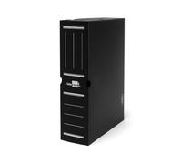 Liderpapel Caja Archivador Definitivo Folio Prolongado Plástico Negro